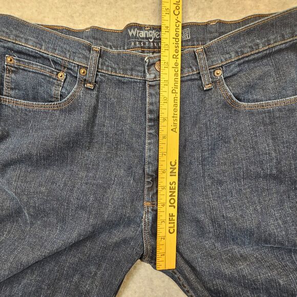 Wrangler Reserve Men's Jeans Blue Denim 38x32 Advanced Comfort - Picture 7 of 9